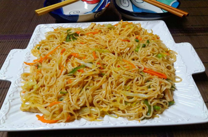 মজাদার চাইনিজ হাক্কা নুডুলস