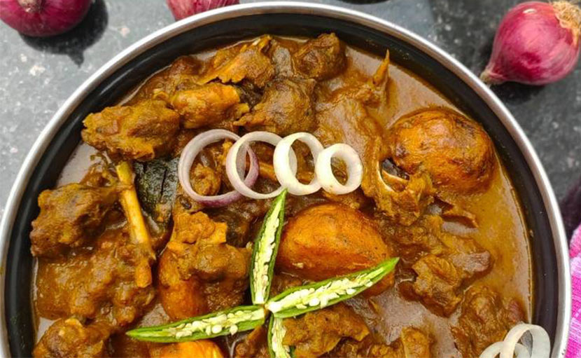 হাঁসের মাংসের ঝাল কোরমা