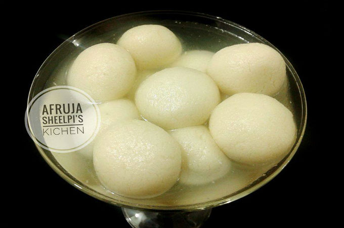 স্পঞ্জ রসগোল্লার পারফেক্ট রেসিপি