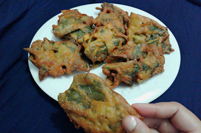 মুচমুচে পুঁই পাকোড়া
