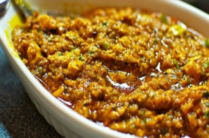 গরু/খাসির মগজ ভুনা