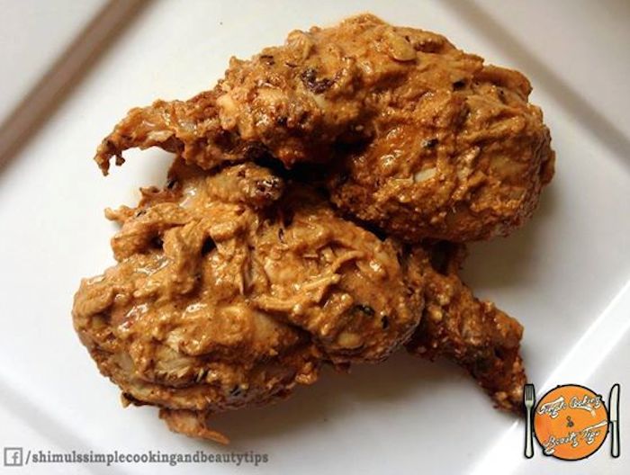 আমন্ড বেকড চিকেন