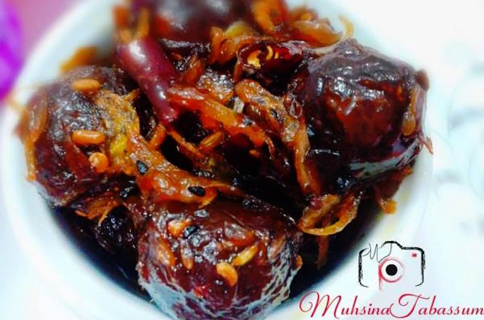 তেঁতুলের টক-ঝাল-মিষ্টি তেলের আচার