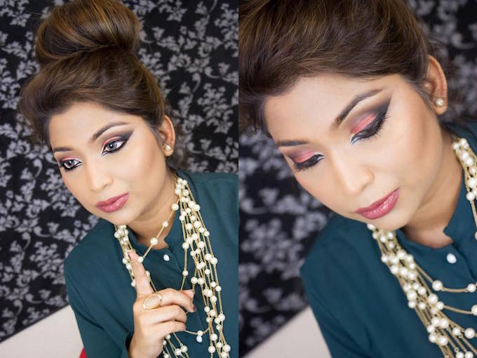 এরাবিক স্টাইল ইন্সপায়ার্ড ড্রামাটিক আই মেকআপ