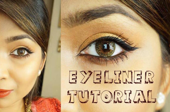 আই লাইনার টিউটোরিয়াল (CAT EYE)
