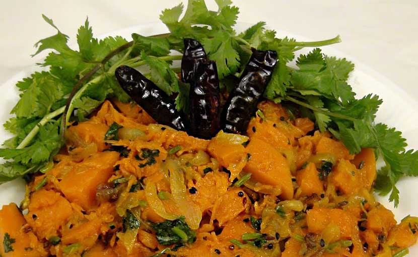 ফোড়নের স্বাদে মিষ্টি কুমড়া