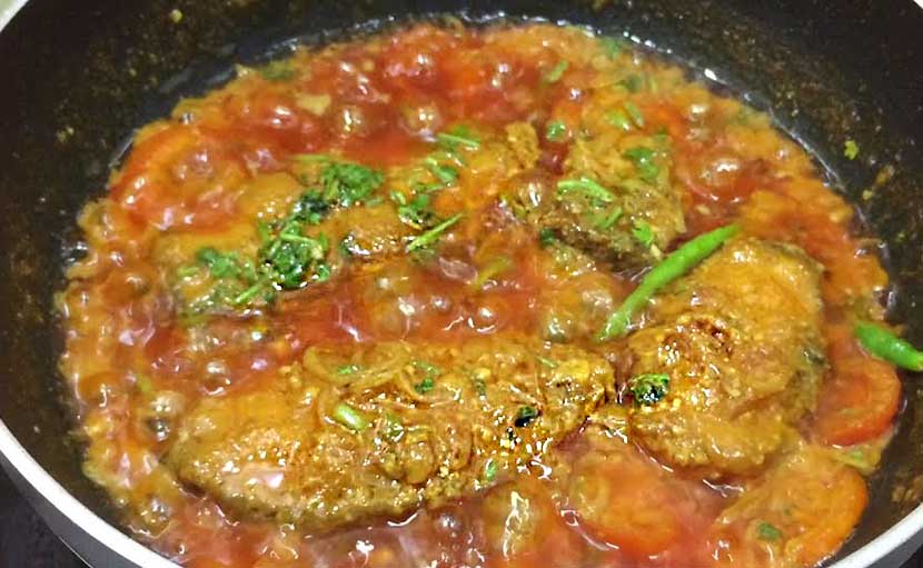 আদার রসে রুই মাছ