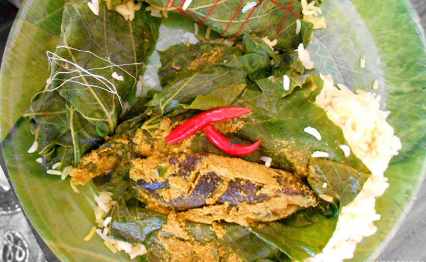 কই মাছের পাতুরি