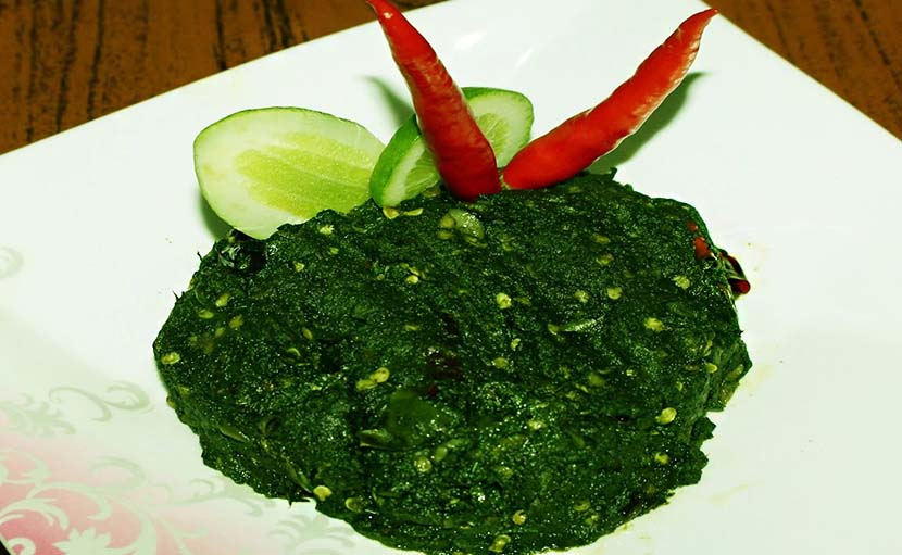 পালং শাকের ভর্তা
