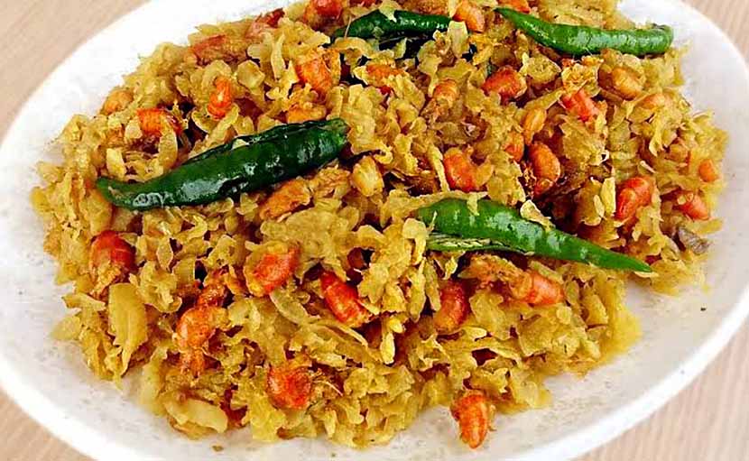 মুলা চিংড়ি ভাজি