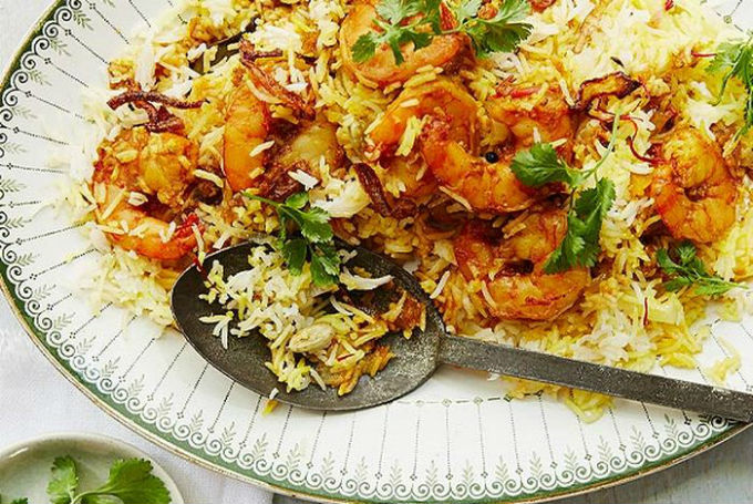 মজাদার চিংড়ী বিরিয়ানি