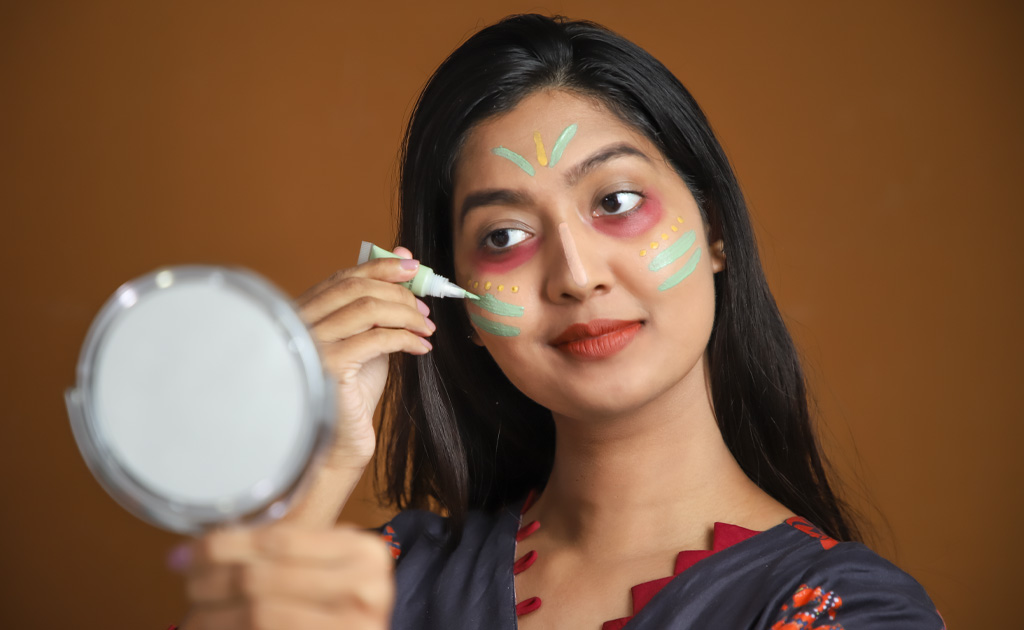 কালার কারেক্টিং কনসিলার | মেকআপের সময় কখন কোনটা ইউজ করবেন?