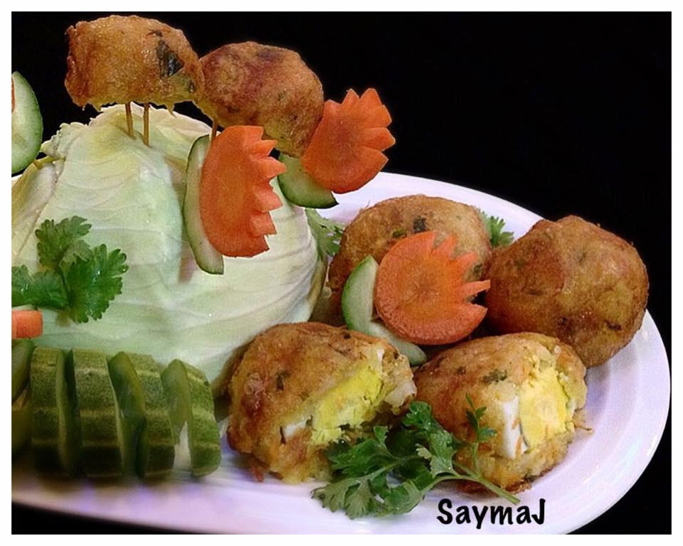 ভেজিটেবল এগ চপ