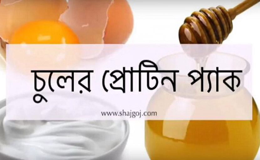স্বাস্থ্যোজ্জ্বল চুলের যত্ন | প্রোটিন হেয়ার প্যাক কিভাবে বানাবেন?