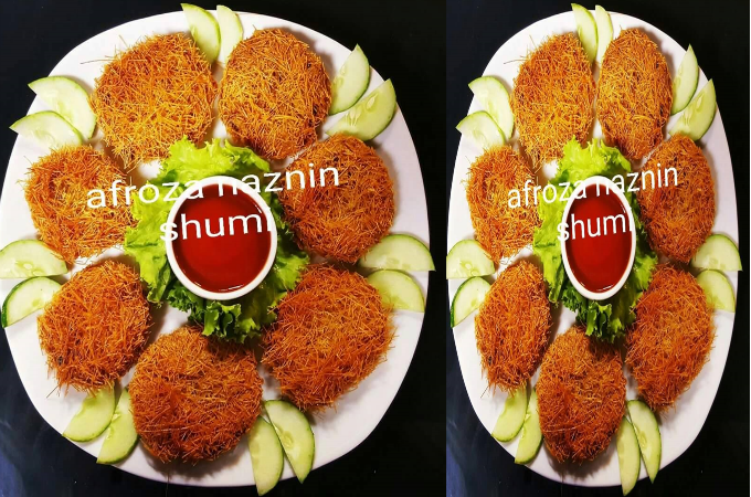 চিকেন সেমাই চাপ