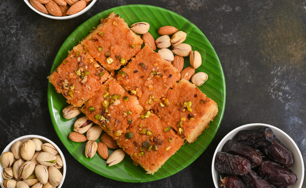 সুজির কেক ‘বাসবুসা’