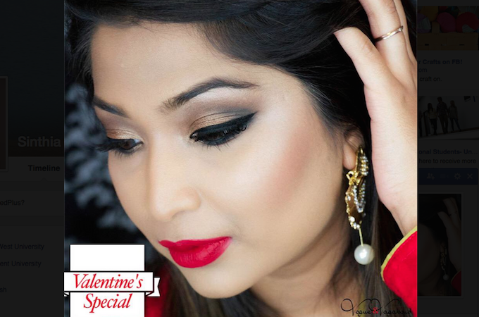 ভ্যালেন্টাইন লুক!