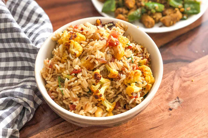 ফুলকপি পোলাও