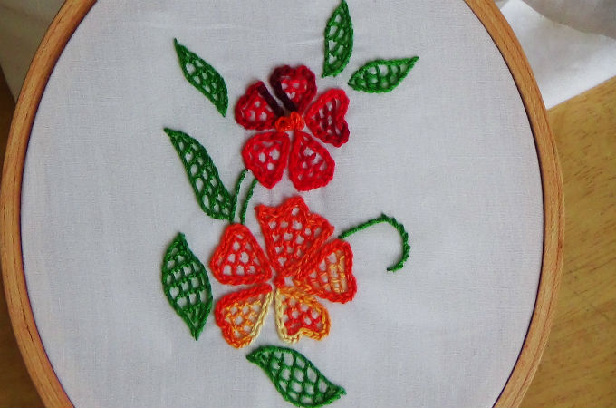 শিখে নিই দারুণ 'Blanket Honeycomb  Stitch'