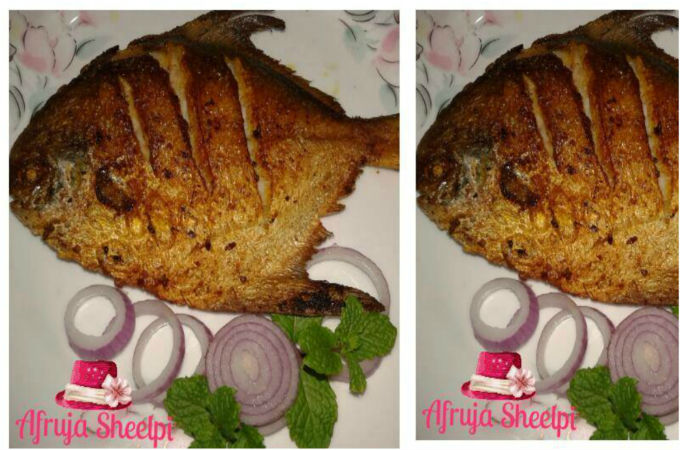 গরম গরম ফ্রেশ রূপচাঁদা ফ্রাই