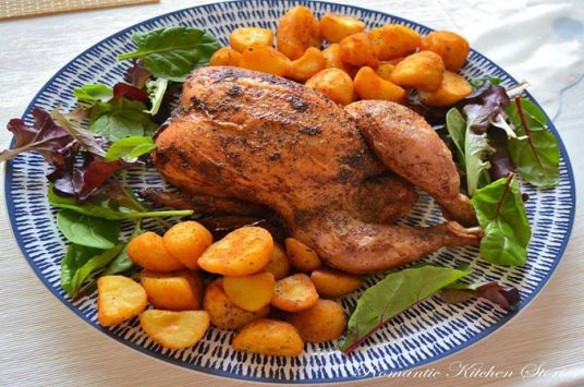 চিকেন রোস্ট উইথ অনিয়ন গ্রেভি