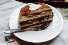 নো বেক লেয়ার চিজ কেক