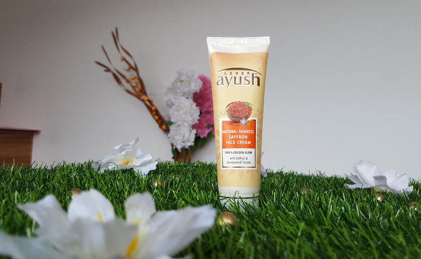 Lever Ayush Natural Fairness Saffron Face Cream - shajgoj.com