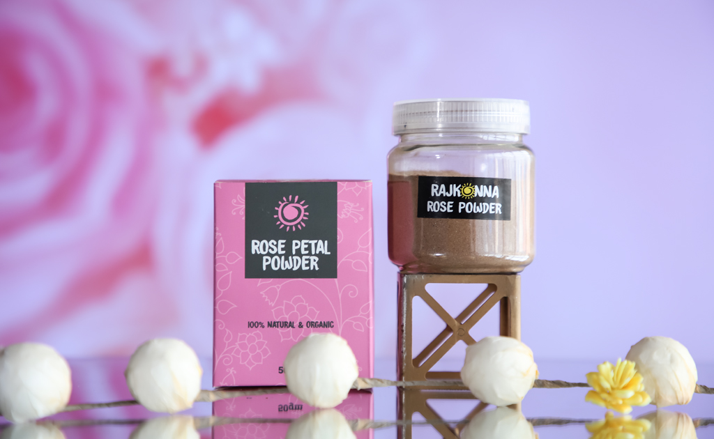 rajkonna rose petal powder