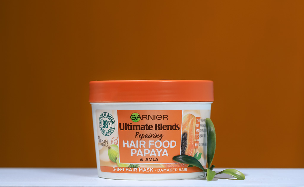 Garnier Ultimate Blends Hair Food Papaya 3-in-1 Damaged Hair Mask Treatment